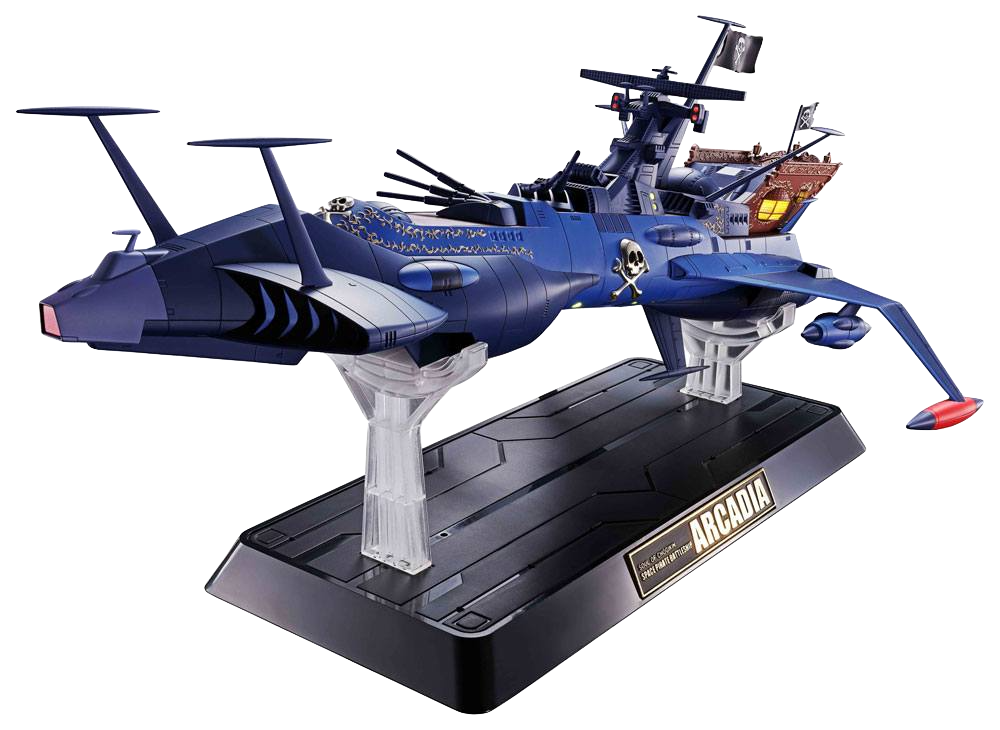 bandai-space-pirate-captain-harlock-soul-of-chogokin-gx-93-battleship-arcadia-arcadia-diecast-model-toyslife