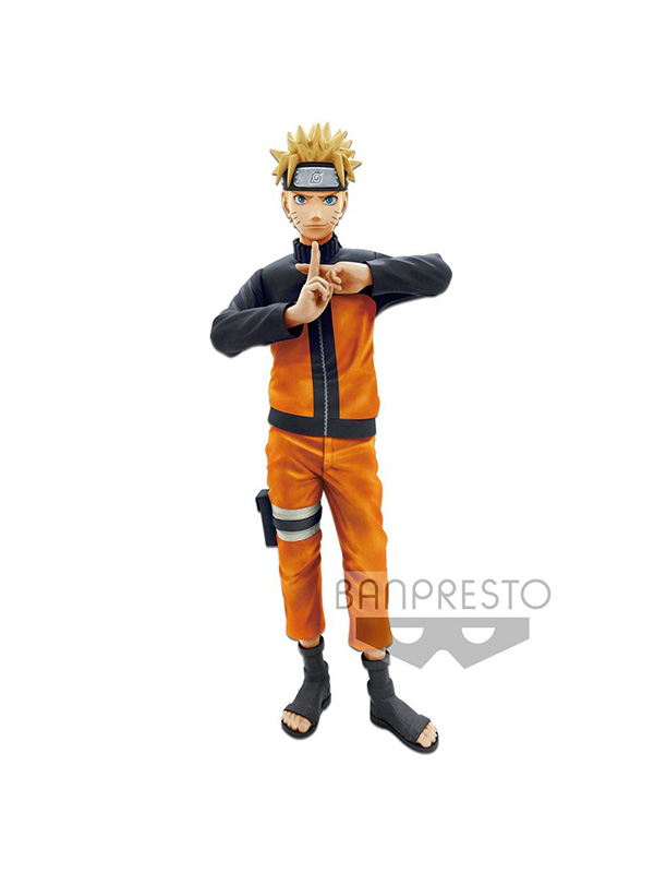 Banpresto Naruto Shippuden Naruto Uzumaki Grandista Nero Figure