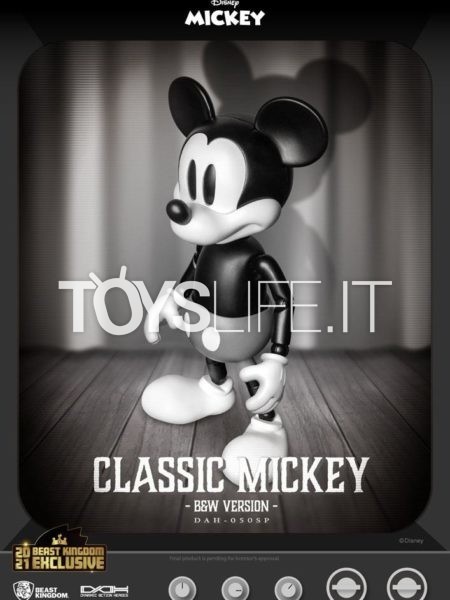 Beast Kingdom Disney Mickey Classic Black & White Dynamic 8ction Heroes 1:9 Figure