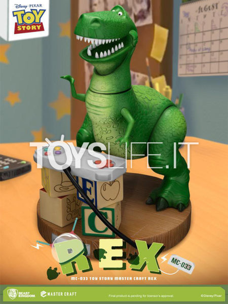 Beast Kingdom Toys Disney Toy Story Rex Master Craft Statue