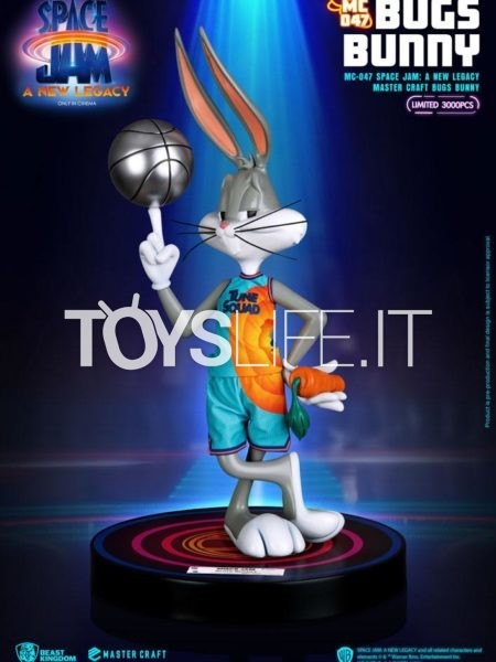 Beast Kingdom Toys Space Jam 2 A New Legacy Bugs Bunny Master Craft Statue
