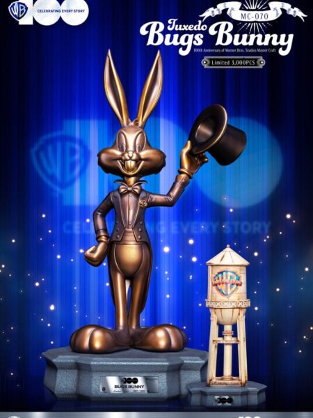 Beast Kingdom Toys 100th Anniversary Warner Bros Looney Tunes Bugs Bunny Tuxedo Master Craft Statue