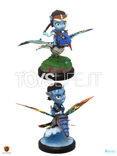 Beast Kingdom Toys Avatar The Way Of Water Jack Sully On Skimwing/ Neytiri In Banshee Mini Egg Attack Figure