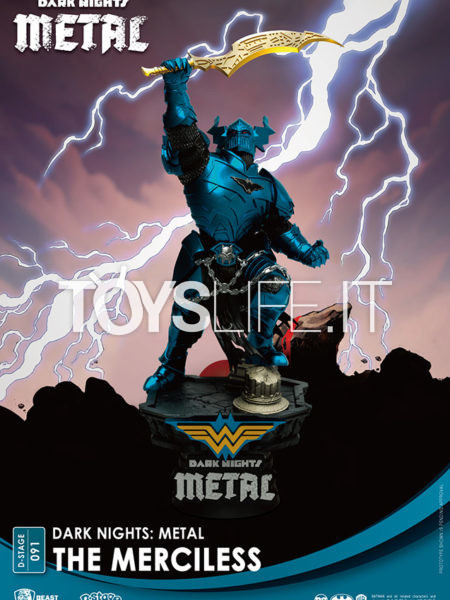 Beast Kingdom Toys DC Comics Batman Metal The Merciless Pvc Diorama