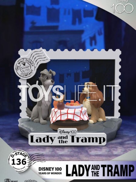 Beast Kingdom Toys 100 Years Of Wonder Disney Lady And The Tramp Pvc Diorama