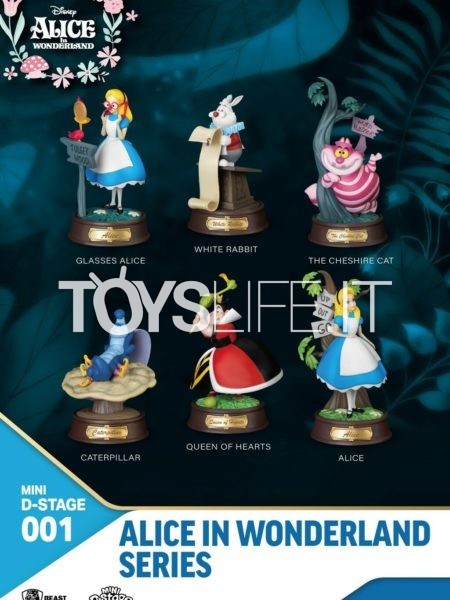 Beast Kingdom Toys Disney Alice in Wonderland Mini Pvc Diorama Set