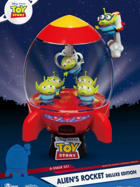 Beast Kingdom Toys Disney Toys Story 4 Aliens Rocket Deluxe Pvc Diorama