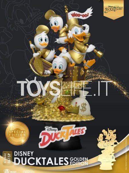 Beast Kingdom Toys Disney Ducktales Pvc Golden Edition Exclusive Diorama