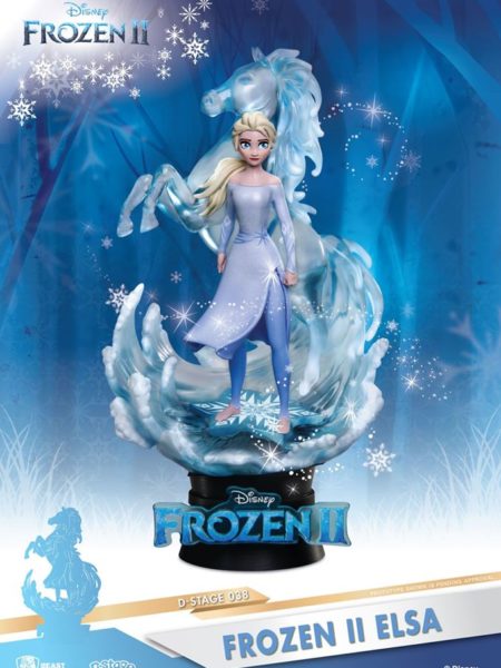 Beast Kingdom Toys Disney Frozen 2 Elsa Pvc Diorama