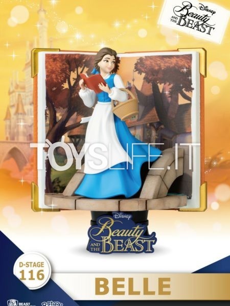 Beast Kingdom Toys Disney Story Book Series Belle Pvc Diorama