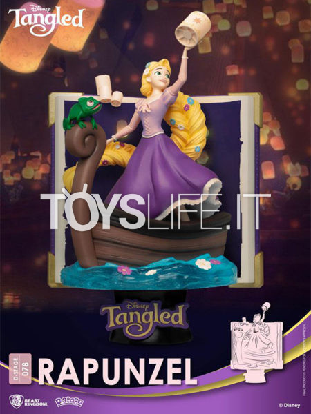 Beast Kingdom Disney Story Book Series Tangled Rapunzel Pvc Diorama