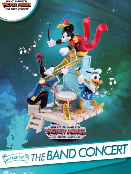 Beast Kingdom Toys Disney Mickey Mouse The Band Concert Pvc Diorama