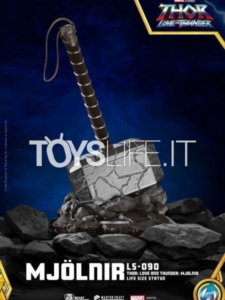 Beast Kingdom Toys Marvel Thor Love And Thunder Mjolnir 1:1 Lifesize Replica