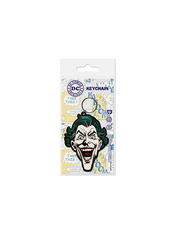 Dc Comics The Joker Rubber Keychain Portachiavi