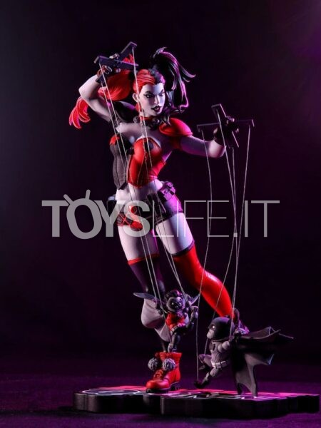 DC Direct Harley Quinn Red, White & Black Statue by Emanuela Lupacchino