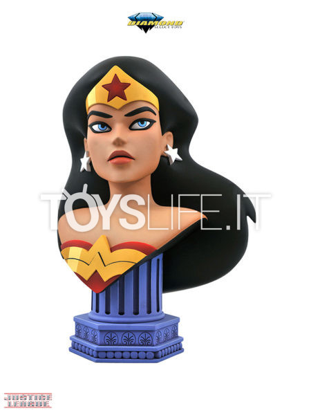 Diamond Select Legends In 3D DC Justice League Animated Wonder Woman 1:2 Bust