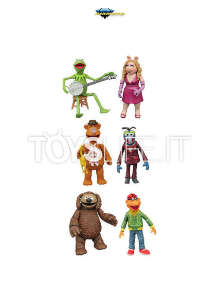 Diamond Select The Muppets Best of Series 1 Kermit & Miss Piggy/ Gonzo & Fozzie/ Scooter & Rowlf 2-Pack Figure