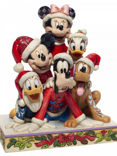 Jim Shore Disney Traditions Christmas Mickey And Friends