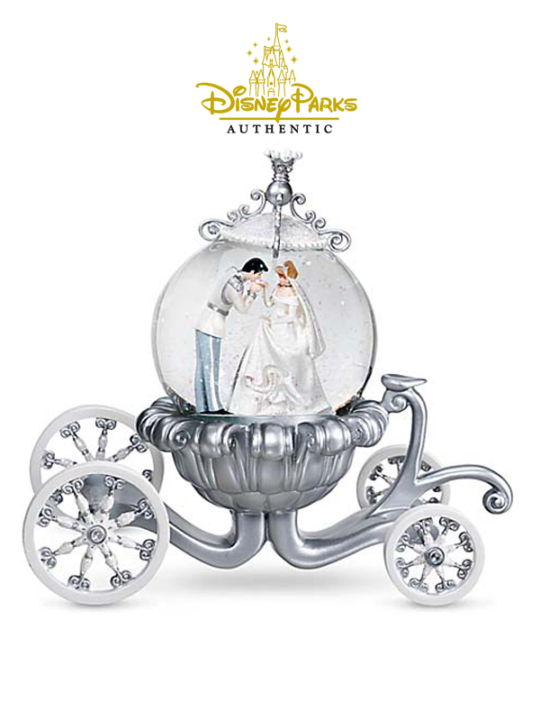 Disneyparks Authentic Cinderella Carriage Cenerentola Snowglobe