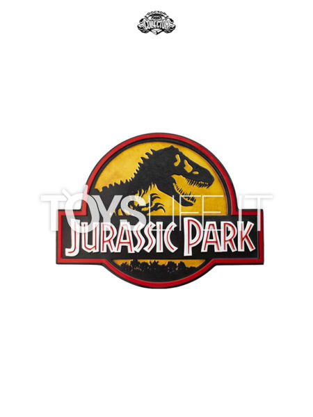 Doctor Collector Jurassic Park 46x31 Metal Sign Logo