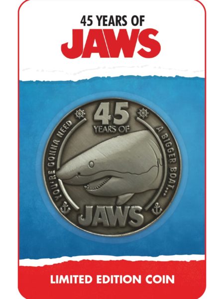 Fanattik Jaws 45th Anniversary Limited Edition Coin