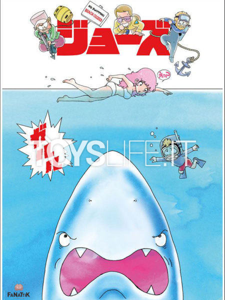 Fanattik Jaws Anime Edition 42x30 Limited Art Print