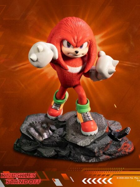 First4Figures Sonic the Hedgehog 2 Knuckles Standoff Statue