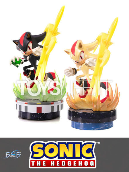 First4Figures Sonic the Hedgehog Shadow Chaos Control/ Super Shadow Statue