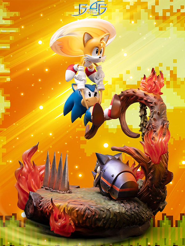 First4Figures Sonic the Hedgehog Sonic and Tails Statue
