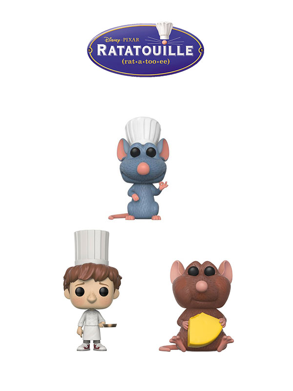 Funko Disney Ratatouille Remy Emile & Linguini