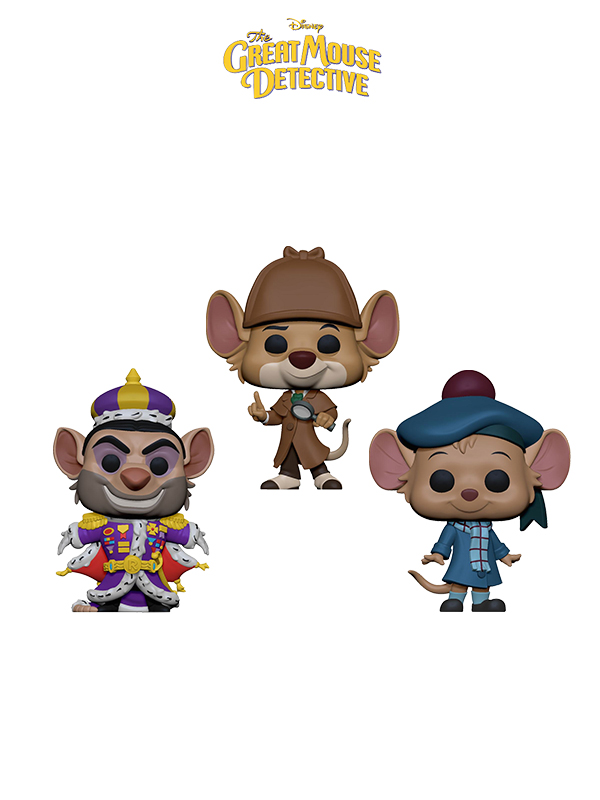 Funko Disney The Great Mouse Detective Basil/ Ratigan/ Olivia