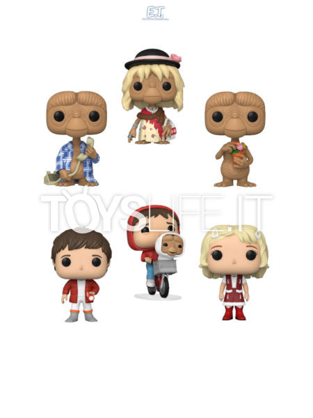 Funko Movies E.T. The Extraterrestrial Elliot/ E.T. in Robe/ E.T. With Flowers/ E.T. in Disguise/ Elliot & E.T./ Gertie