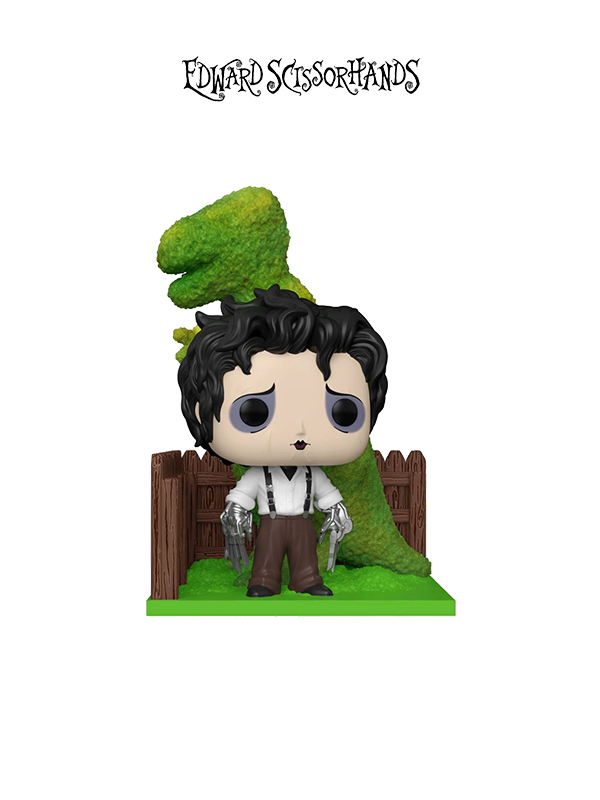 Funko Movie Moments Edward Scissorhands Edward and Dino Hedge Deluxe