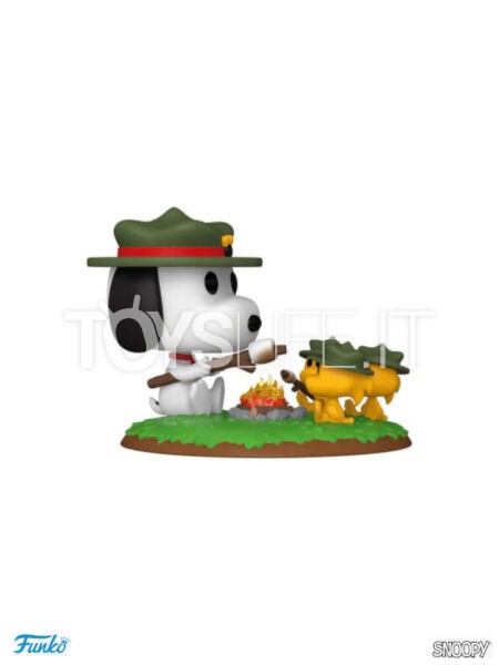 Funko Deluxe Peanuts Snoopy With Woodstock Camping
