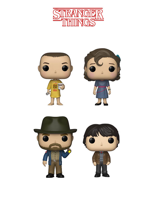 Funko Television Stranger Things Wave 5 Eleven Burger Shirt/Eleven Party/Mike Party/Hopper With Flashlight