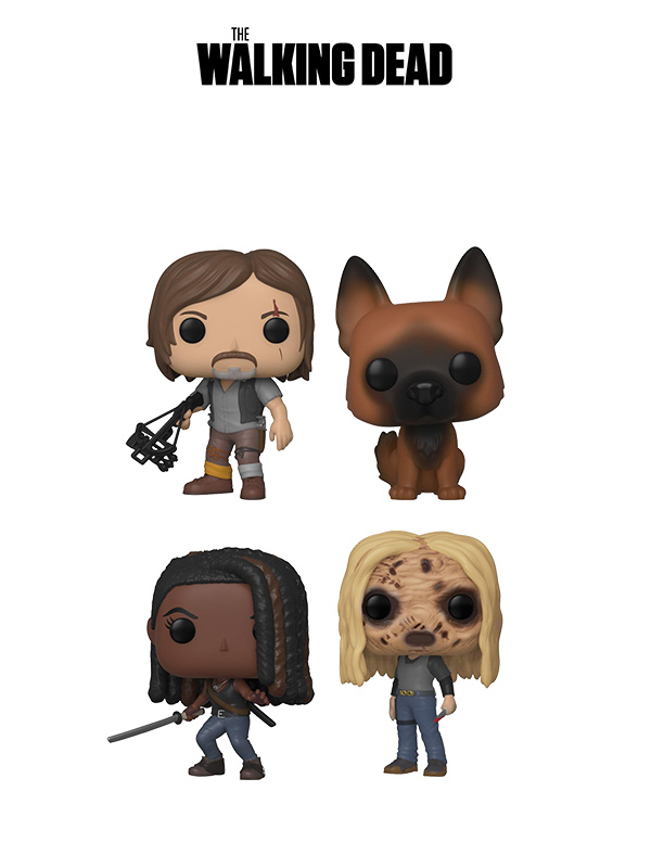 Funko Television The Walking Dead Wave 2019 Daryl/Dog/Michonne/Alpha