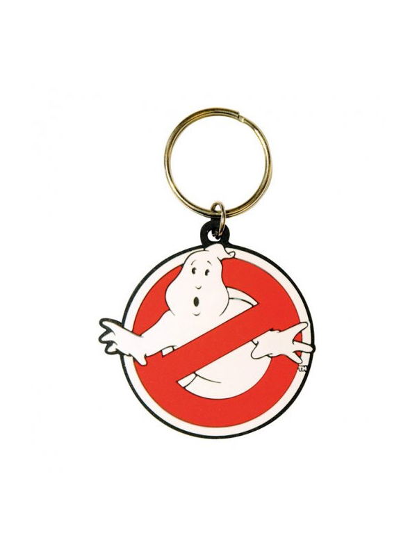 Ghostbusters Logo Rubber Keychain Portachiavi