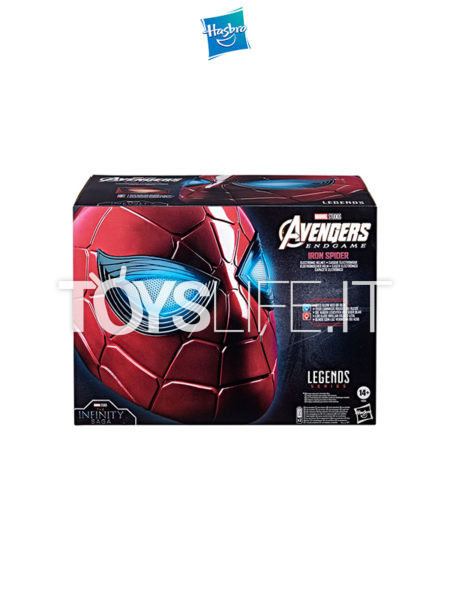 Hasbro Marvel Legends Avengers Endgame Iron Spider Electronic 1:1 Lifesize Helmet