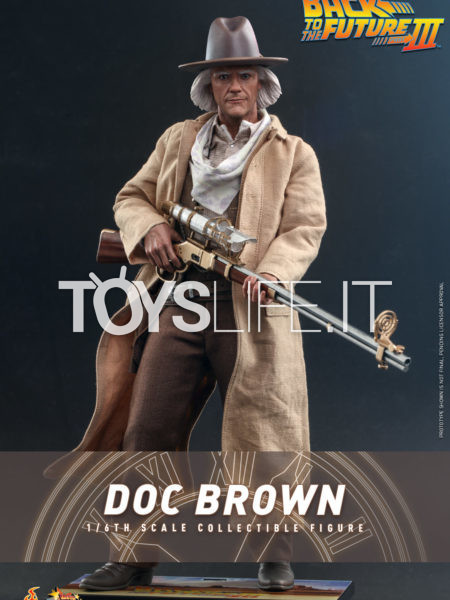 Hot Toys Back To The Future Part 3 Doc Brown 1:6 Figure