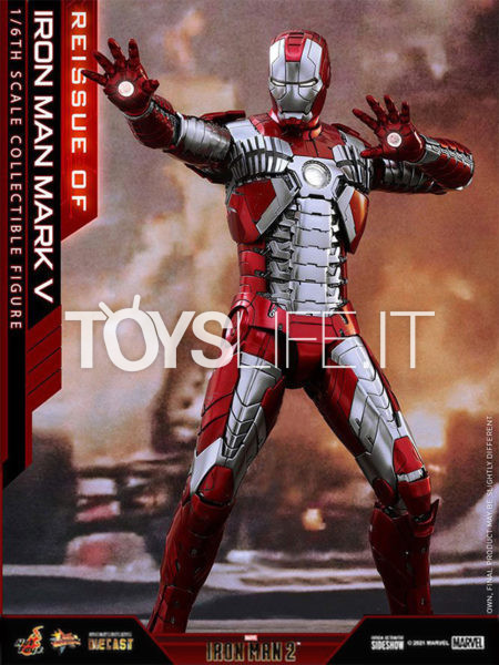 Hot Toys Marvel Ironman 2 Ironman Mark V 1:6 Diecast Figure
