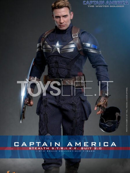 Hot Toys Marvel Captain America The Winter Soldier Captain America Stealth S.T.R.I.K.E. Suit 2.0 1:6 Figure