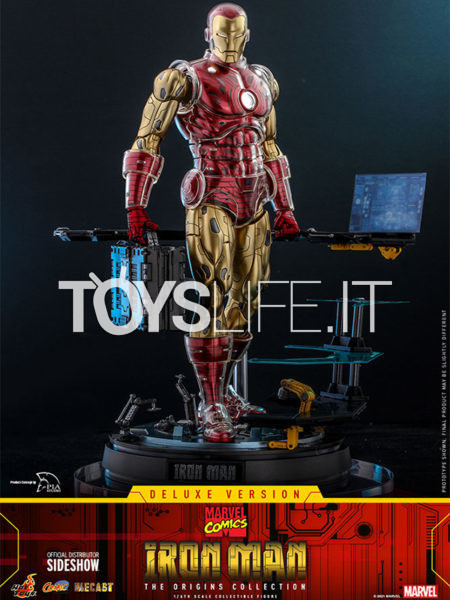 Hot Toys Marvel The Origins Collection Iron Man Suit Armor 1:6 Deluxe Figure