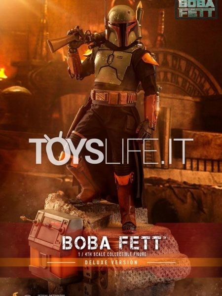 Hot Toys Star Wars The Book of Boba Fett Boba Fett 1:4 Figure Deluxe Version