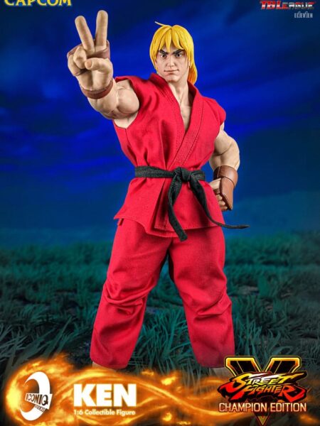 Iconiq Studios Street Fighter V Champion Edition Ken Masters 1:6 Figure