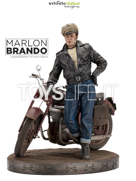 Infinite Statue Old&Rare Marlon Brando With Bike 1:6 Statue