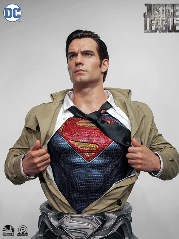Infinity Studio DC Justice League Superman Henry Cavill Lifesize 1:1 Bust