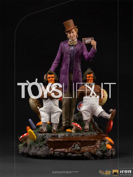 Iron Studios Willy Wonka and the Chocolate Factory Willy Wonka 1:10 Deluxe Statue