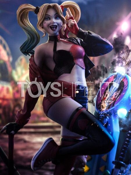 Iron Studios DC Comics Gotham City Sirens Harley Quinn 1:10 Statue Deluxe Version