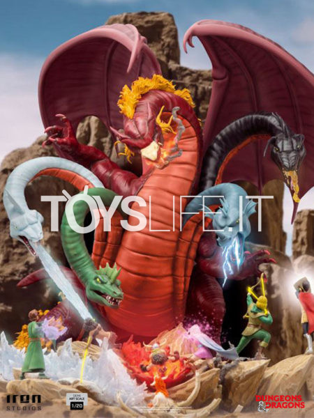 Iron Studios Dungeons & Dragons Tiamat Battle 1:20 Demi Scale Statue
