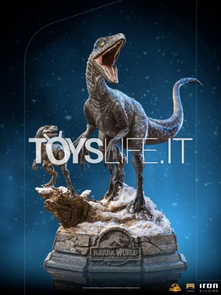 Iron Studios Jurassic World Dominion Blue & Beta 1:10 Deluxe Statue